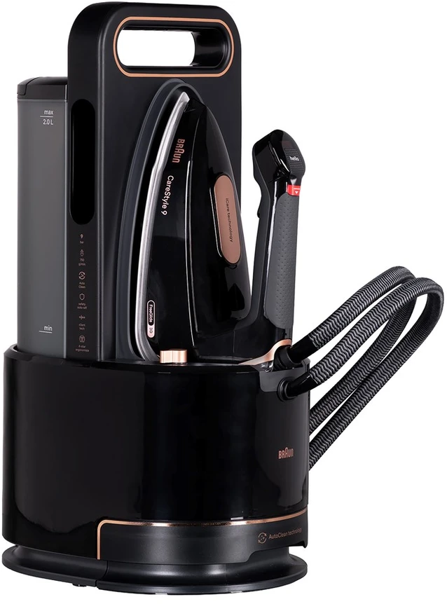 Braun CareStyle 9 IS 9090 BK 2700 W 2 L EloxalPlus soleplate Juodas, Copper