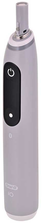 Braun Oral-B iO Series 6 Pilkas Opal Luxe Edition electric dantų šepetėlis