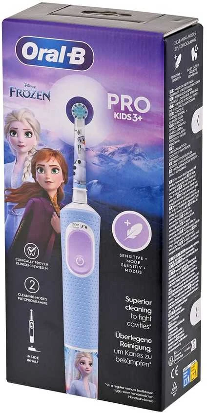 Braun D103.413.2K Vitality PRO Kids Elektrinis Dantų Šepetėlis 3+ Frozen