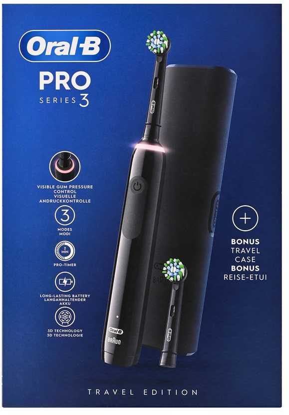 Elektrinis dantų šepetėlis Oral-B Pro 3 3500