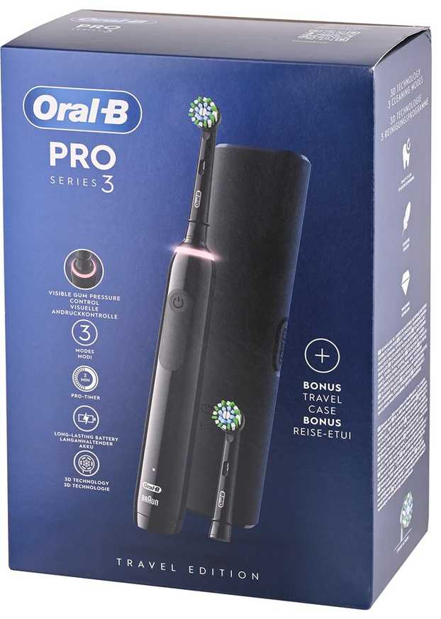 Elektrinis dantų šepetėlis Oral-B Pro 3 3500
