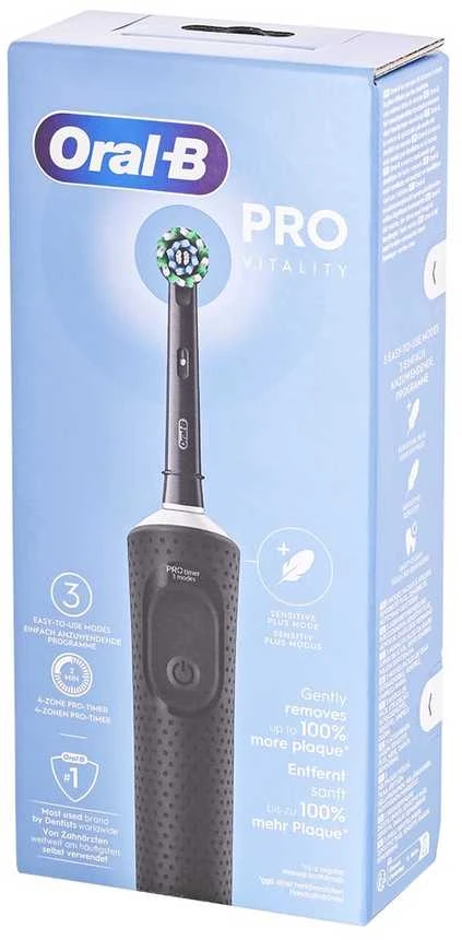 Braun Oral-B VITALITY PRO D103 Box Juodas Dantų šepetėlis