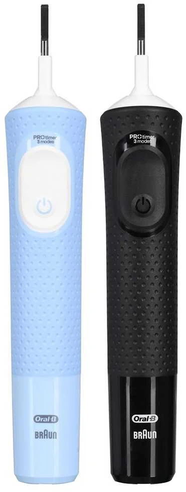 Braun Oral-B Vitality Pro Duo Adult Rotating-oscillating dantų šepetėlis Juodas, Mėlyna, Baltas