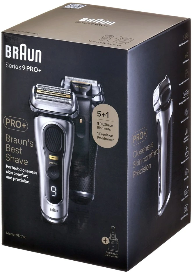 Barzdaskutė Braun Series 9 PRO+, Wet & Dry, 9565cc