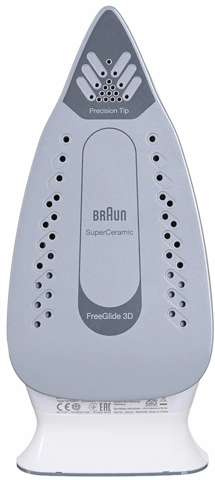 Braun SI 3054 Garinis lygintuvas Keraminis padas Pilka 2400 W