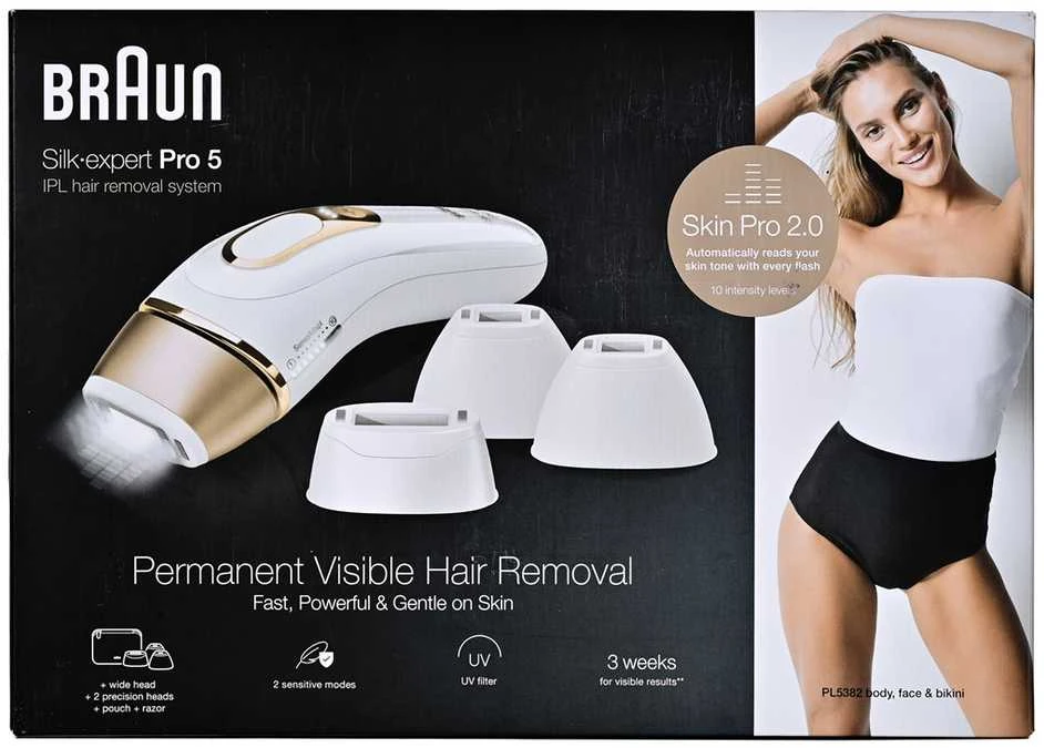 Fotoepiliatorius Braun PL5382 Silk-expert Pro 5 IPL + skustuvas