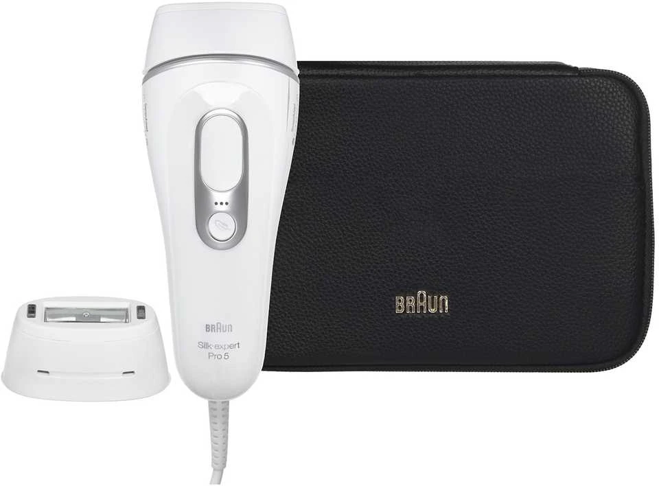 Braun Silk-expert Pro 5 PL5145 IPL balta ir-sidabrinė