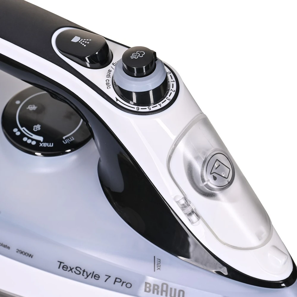 BRAUN TexStyle 7 Pro Garų lygintuvas SI 7149 WB, Baltas/juodas