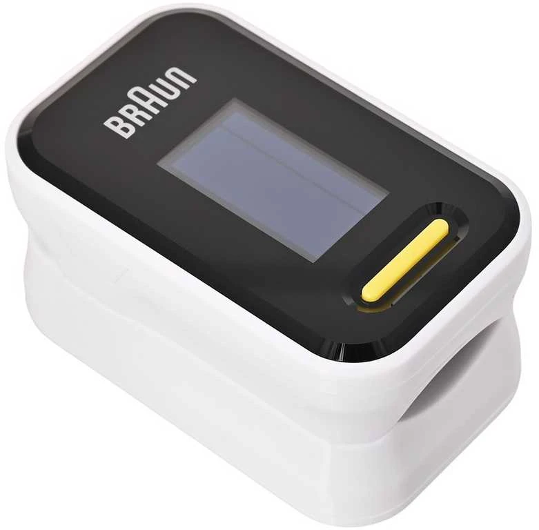 Braun YK-81CEU pulse oximeter Juodas, Nerūdijantis plienas
