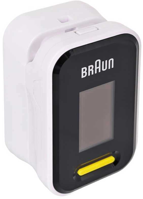 Braun YK-81CEU pulse oximeter Juodas, Nerūdijantis plienas