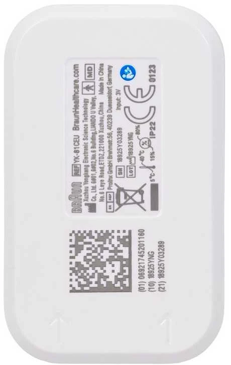Braun YK-81CEU pulse oximeter Juodas, Nerūdijantis plienas