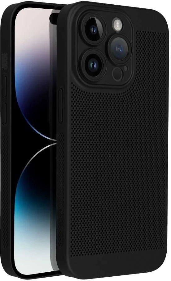 Dėklas Oem Case for iPhone 17 Breezy juodas