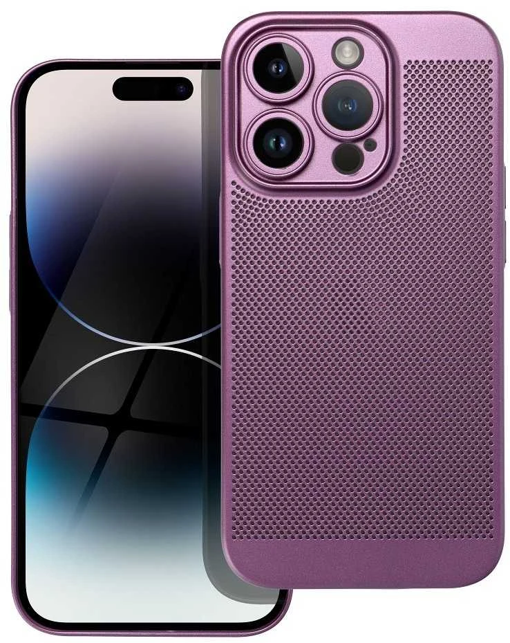 OEM dėklas, skirtas iPhone 17 Pro Max / 18 Pro Max (žemas kameros kraštas) Breezy violetinė