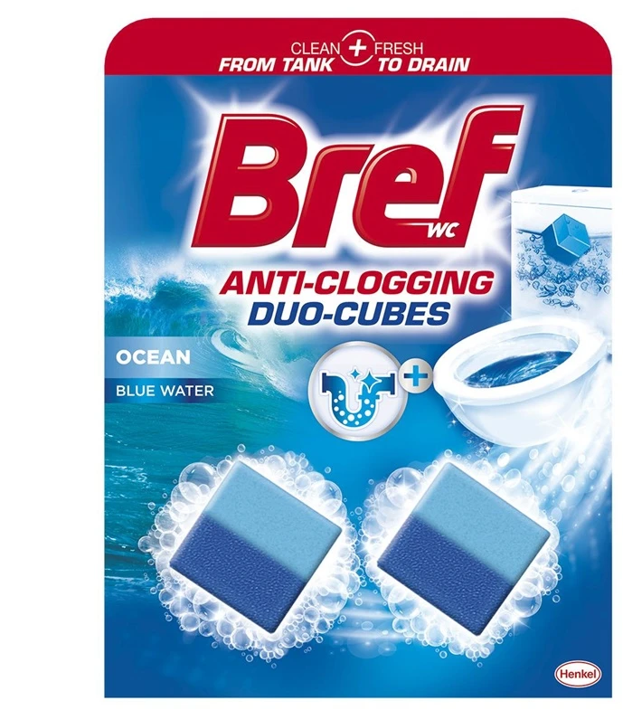 Unitazo kubeliai BREF DUO CUBES, 2×50 g