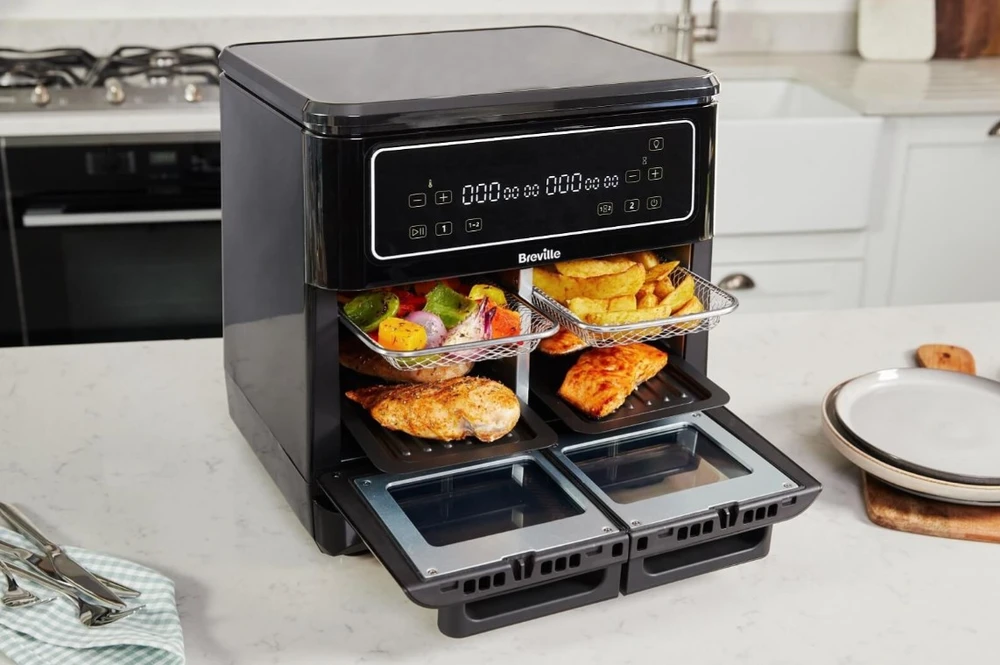 „Breville VDF130X“ oro keptuvė be aliejaus