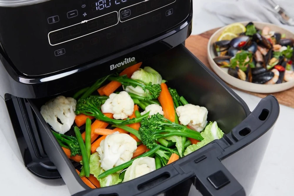 „Breville VDF133X“ be aliejaus garinė gruzdintuvė