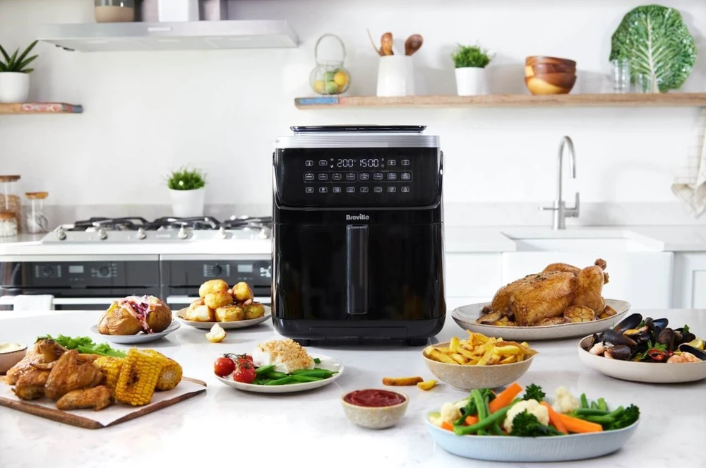 „Breville VDF133X“ be aliejaus garinė gruzdintuvė