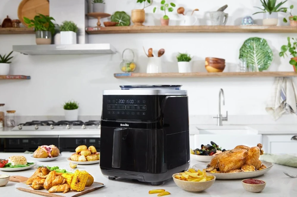 „Breville VDF133X“ be aliejaus garinė gruzdintuvė