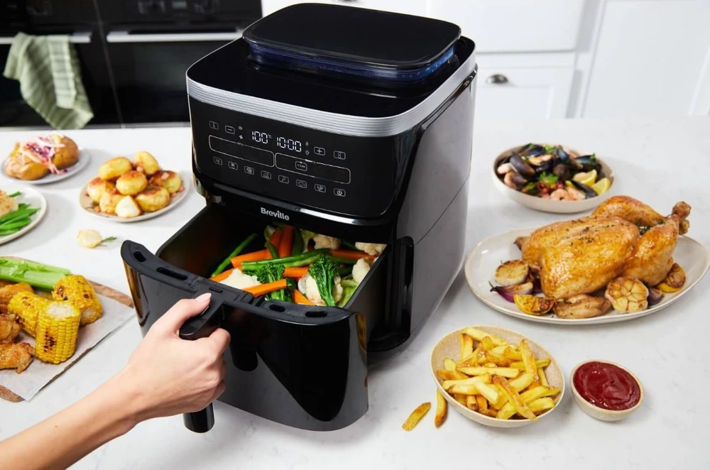 „Breville VDF133X“ be aliejaus garinė gruzdintuvė