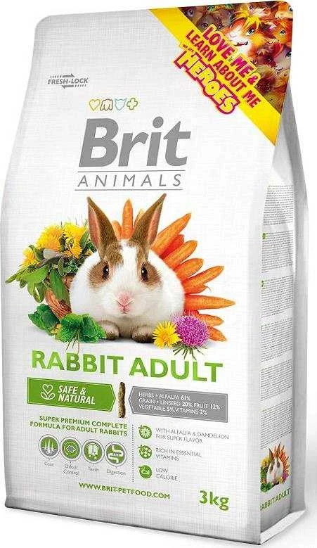 BRIT Animals maistas suaugusiems triušiams 3kg