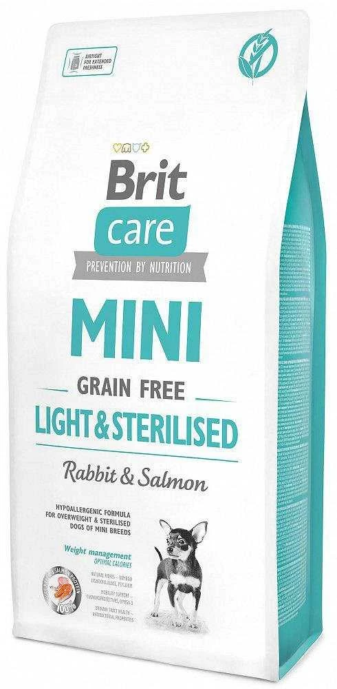 Brit Care Dog Mini lengvas ir sterilizuotas 2kg