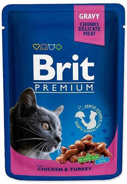 Brit Premium su vištiena ir kalakutiena 100 g