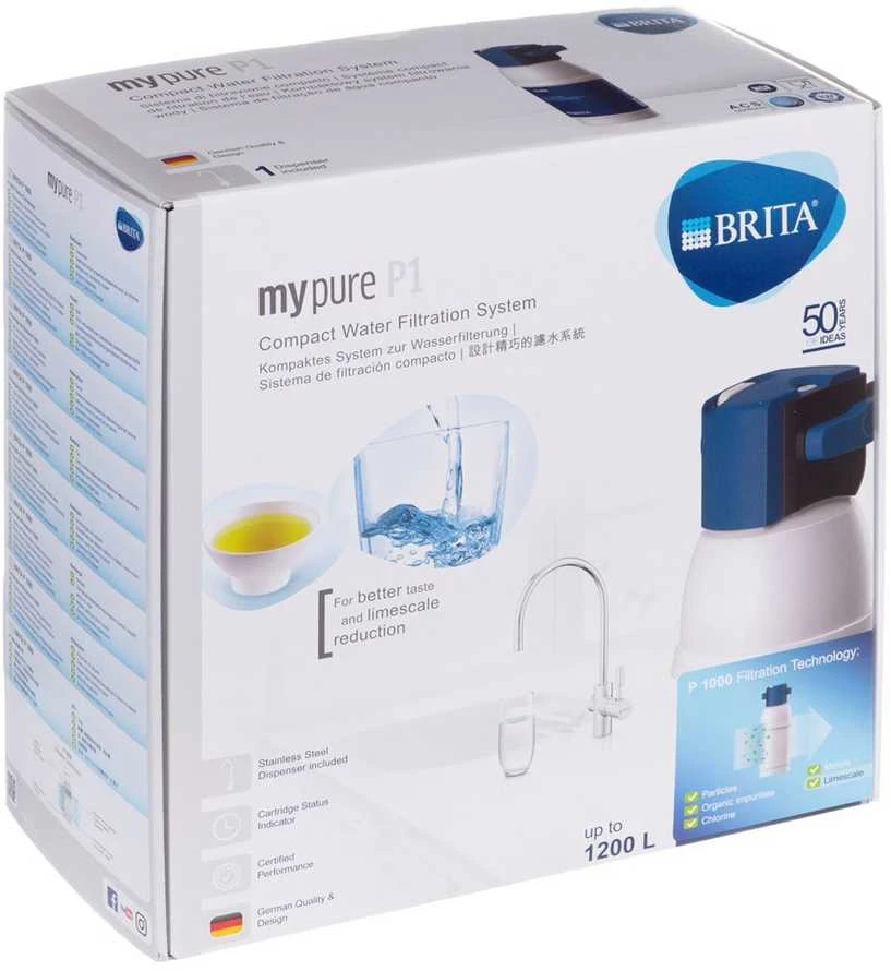 Brita mypure P1 Po kriaukle montuojamas vandens filtras
