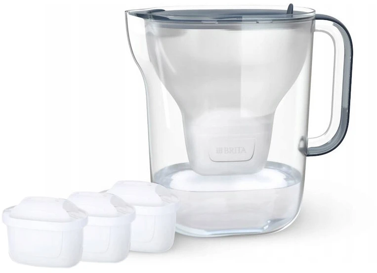 BRITA Style ESSENTIAL XL Vanduo Filter Jug (Dark Mėlyna) + 3 x MX Pro Pure Performance Filters