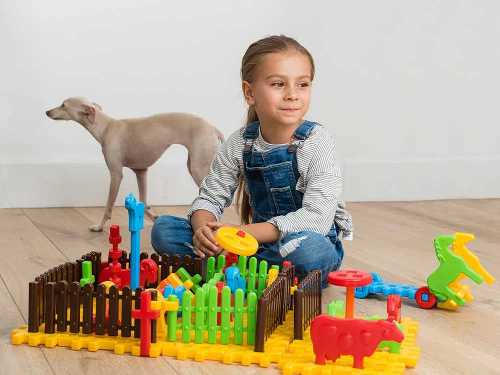 Marioinex Statybiniai blokai Mini vaflių ūkis
