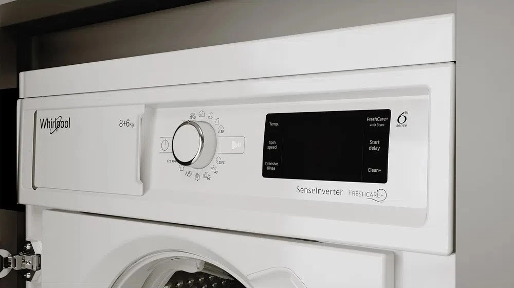 Įmontuojama skalbyklė-džiovyklė Whirlpool BI WDWG 861485 EU