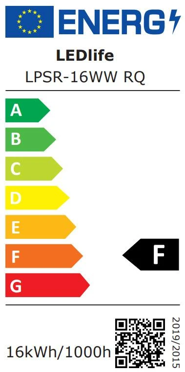 Ledlife ŠVIEST TVIRT LPSR-16WN RQ 16W LED 3000K
