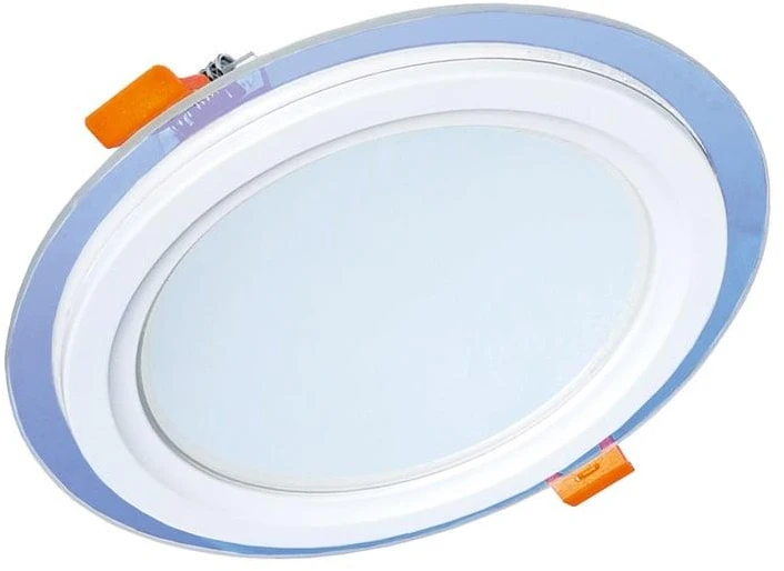 Įmontuojamas apvalus LED šviestuvas su stiklu "MODOLED" 18W
