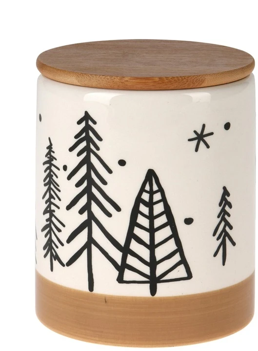 None Nežinomas Kalėdinių dėžučių rinkinys, 1 l, ruda/balta/juoda