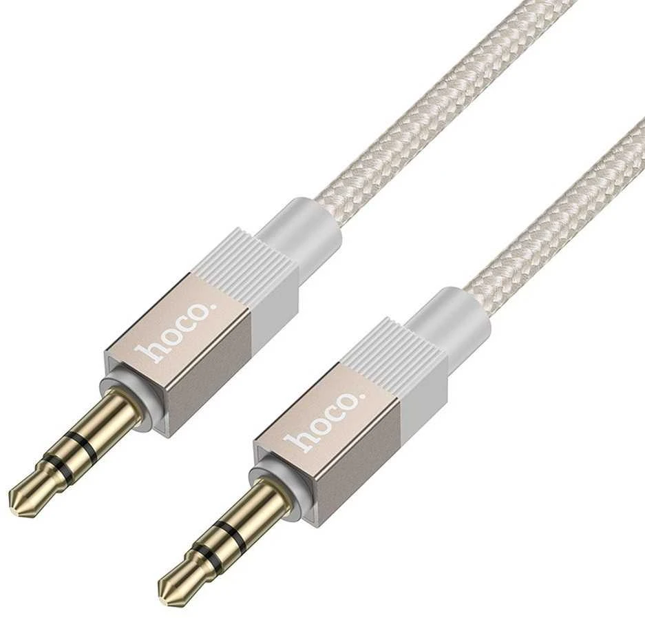 AUX kabelis Jack 3,5 mm (kištukas) į Jack 3,5 mm (kištukas) Hoco 1 m UPA32 auksinis