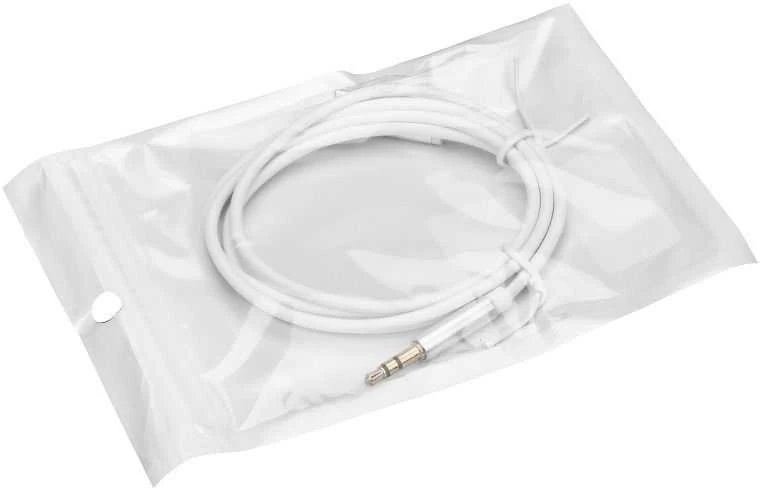 OEM kabelis AUX Lightning (vyras) - Jack 3,5 mm (vyras) baltas