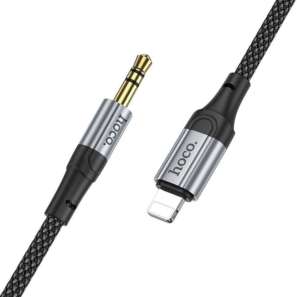 Audio adapteris Hoco UPA26 lightning į 3,5mm(p) juodas