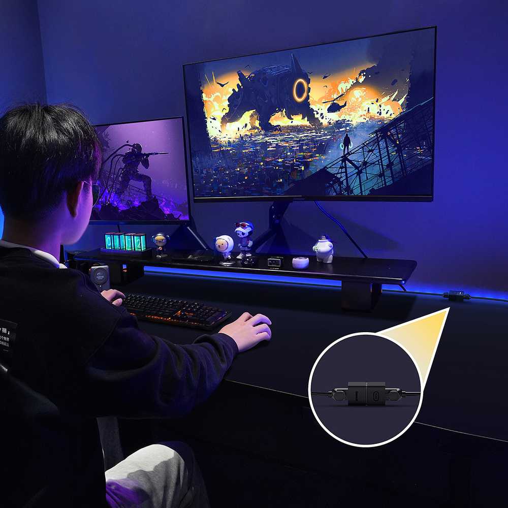 Kabelio jungtis Baseus AirJoy Series (juodas)