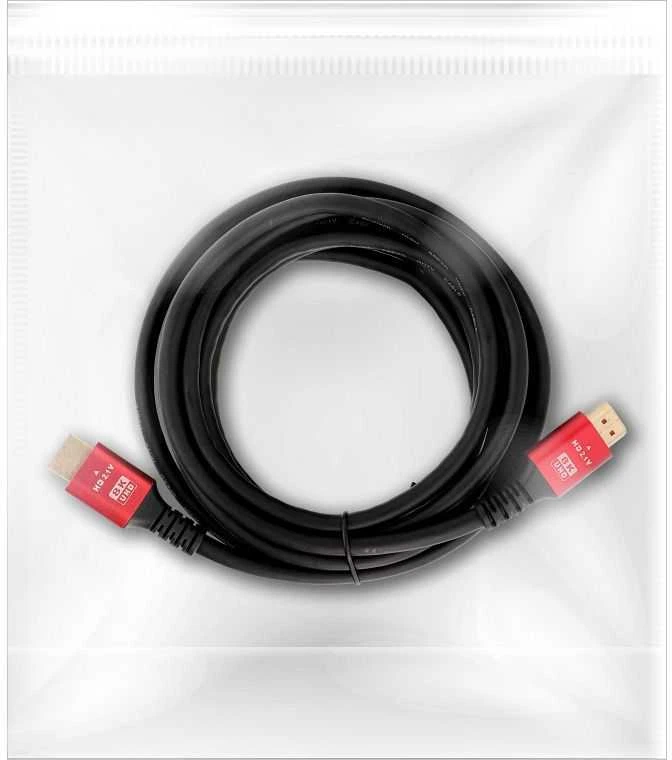 OEM kabelis HDMI 2.1 kabelis 8K 60Hz / 4K 120Hz – itin didelis greitis, HDR, eARC, VRR, 48Gbps 3 m juodas