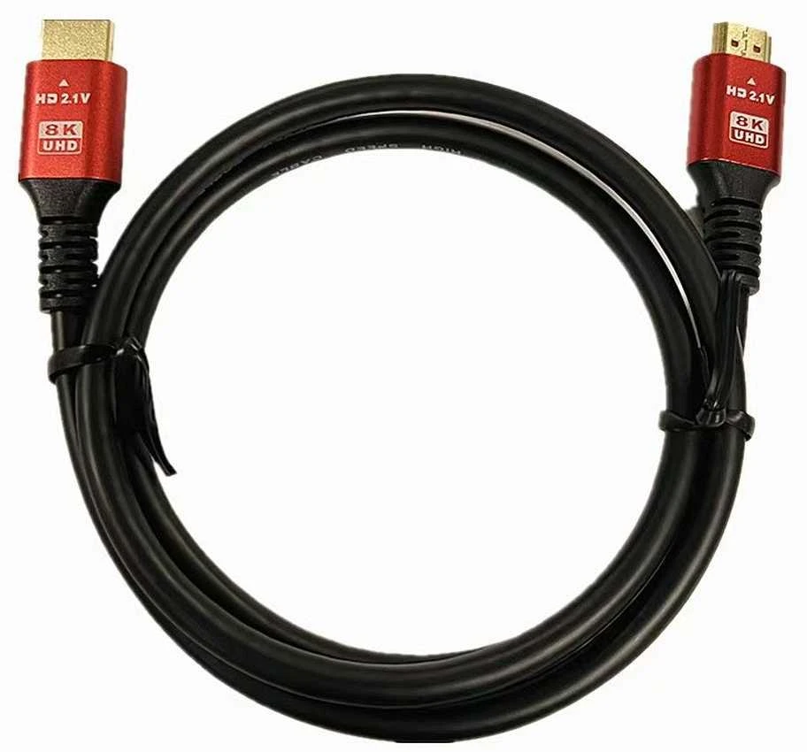 Baseus OEM kabelis HDMI 2.1 8K 60Hz / 4K 120Hz – itin didelis greitis, HDR, eARC, VRR, 48Gbps 1 m juodas