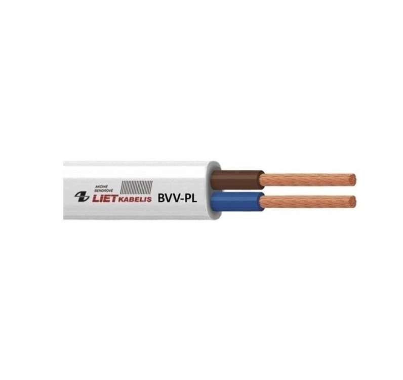 Lietkabelis Kabelis BVV-PL, 2 x 1,5 mm²