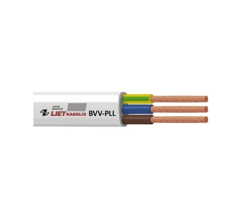 Lietkabelis Kabelis BVV-PLL, 2 x 2,5 mm²