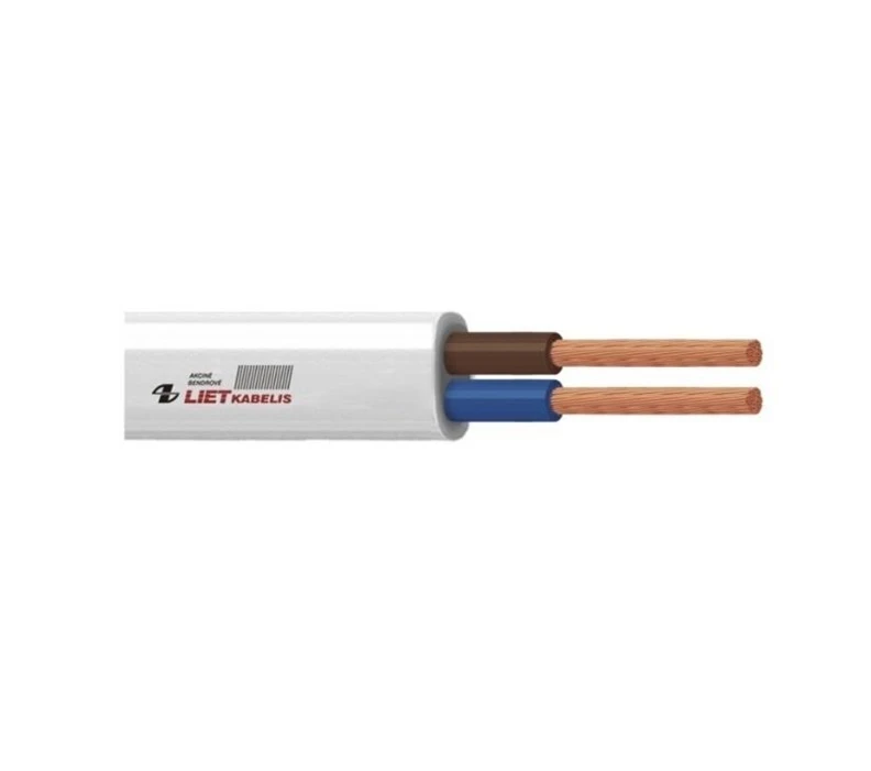 Lietkabelis Kabelis H05VVH2-F, 2 x 1 mm²