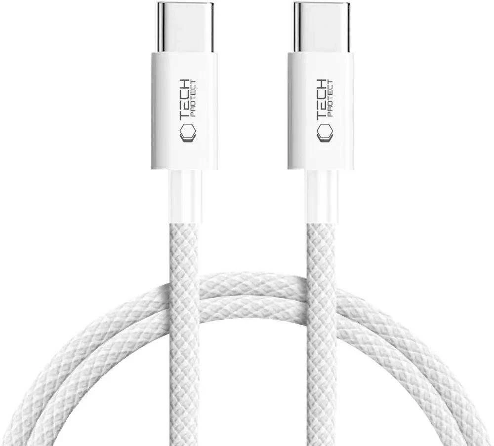 Cable Tech-Protect Ultraboost Lite USB-C PD60W/3A 100 cm - pilka