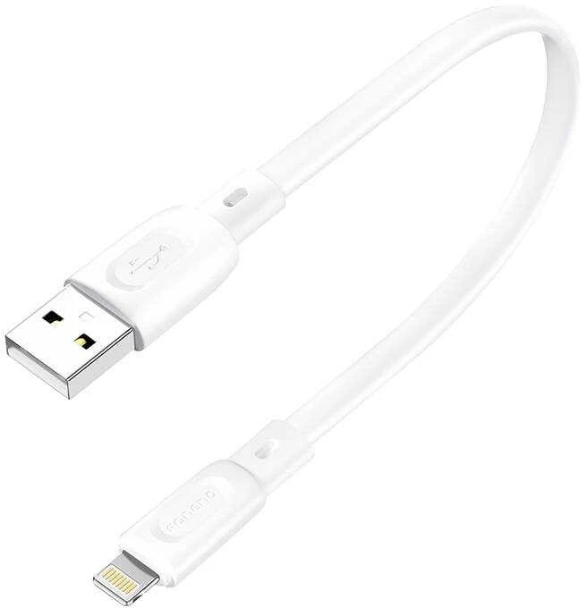 USB-A – USB-C laidas Foneng X107 3A, 0.25 m (baltas)