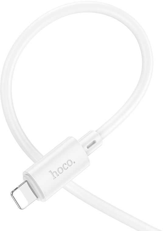 USB A tipo į „Lightning“ tipo keitiklis Hoco 2,4A, 2 m, X88 baltas
