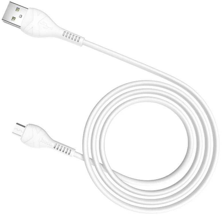 USB kabelis Hoco X37 Cool Power microUSB 1.0m baltas