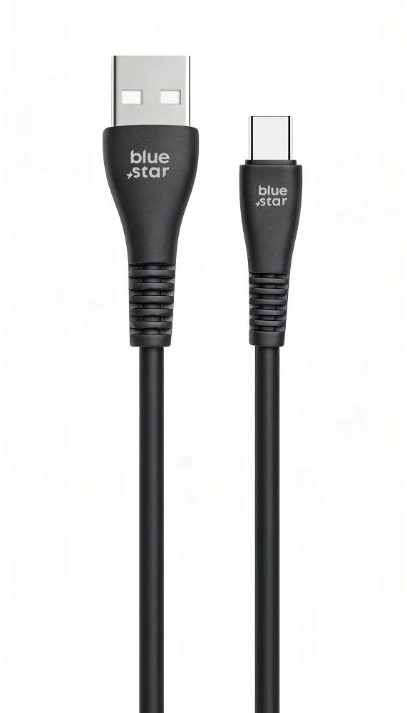 BlueStar USB A į USB C laidas „Blue Star“ 2A 12W 1 m juodas PJ-DG4-A