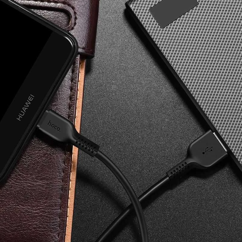 Cable USB A to USB C Hoco 2,4A 3 m X20 juodas