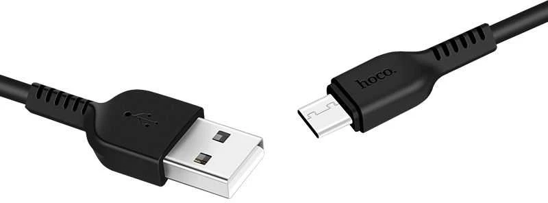 Cable USB A to USB C Hoco 2,4A 3 m X20 juodas
