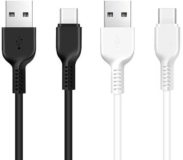 Cable USB A to USB C Hoco 2,4A 3 m X20 juodas